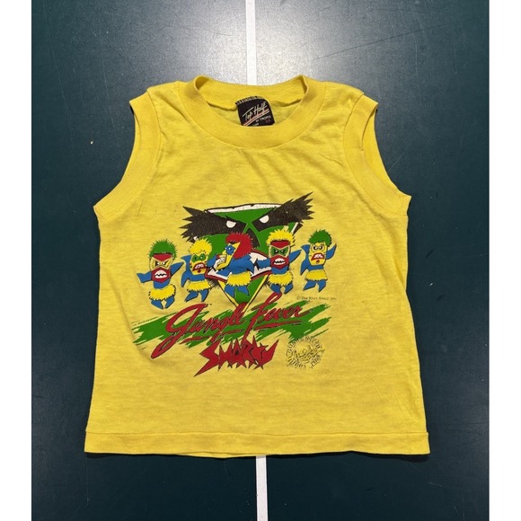 Tropix Other - Vintage 70s 80s Tank Top T Shirt Surf Beach Shark Tribal Kids Youth Boys 5/6 Old